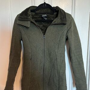 The North Face Olive Green Quilted Jacket